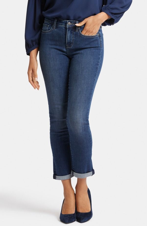エヌワイディージェイ レディース ボトムス デニムパンツ アンクル ジーンズ NYDJ Sheri Cuff Ankle Jeans Wellspring