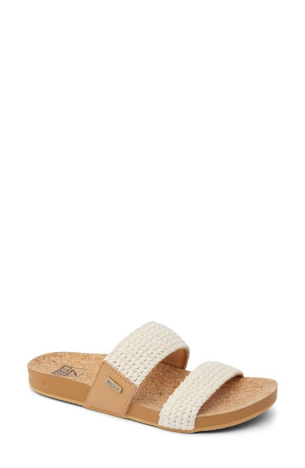 リーフ レディース シューズ サンダル Reef Cushion Bounce Vista Slide Sandal Natural Crochetextile