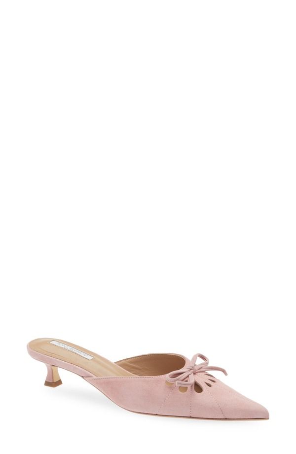 トニービアンコ レディース シューズ ヒール Tony Bianco Cammie Pointed Toe Kitten Heel Mule Blossom Suede