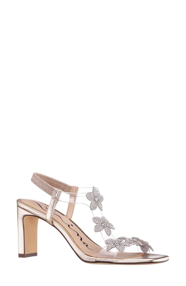 ニナ レディース シューズ ヒール サンダル Ninannmari Sandal Platino