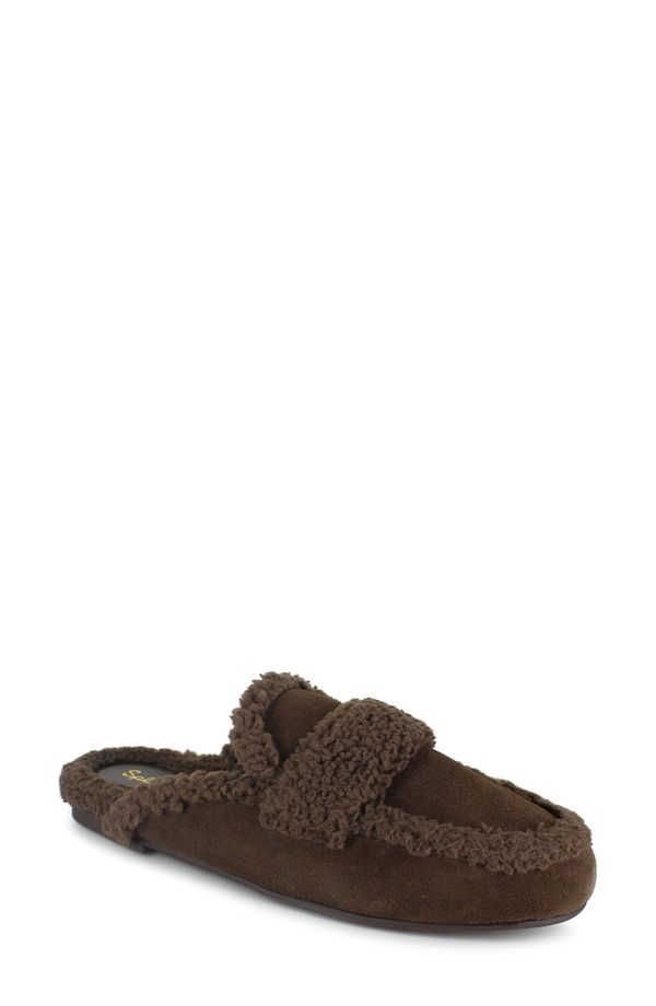 スプレンディット レディース シューズ サンダル Splendid Sandra Faux Fur Mule Spice