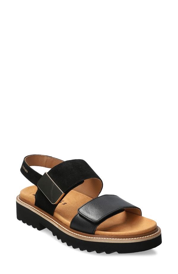 メフィスト レディース シューズ ヒール プラットフォーム サンダル Mephisto Violane Platform Sandal Black ブラック