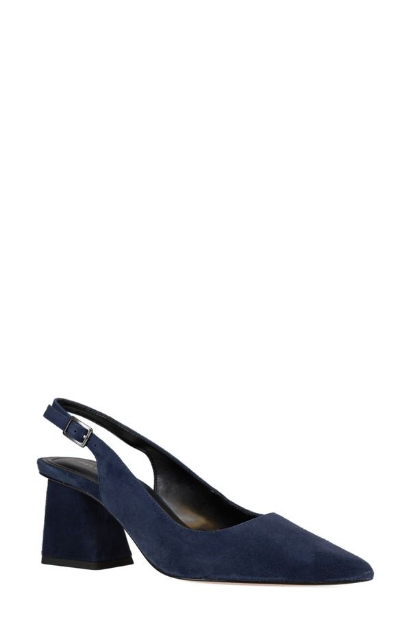 ペレモーダ レディース シューズ ヒール Pelle Moda Florin Slingback Pointed Toe Pump Midnight