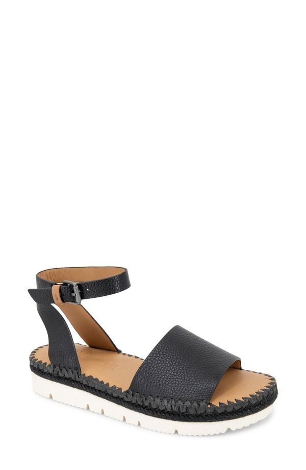 ジェントルソウルズ レディース シューズ サンダル プラットフォーム Gentle Souls Lucille Platform Sandal Black Leather ブラック