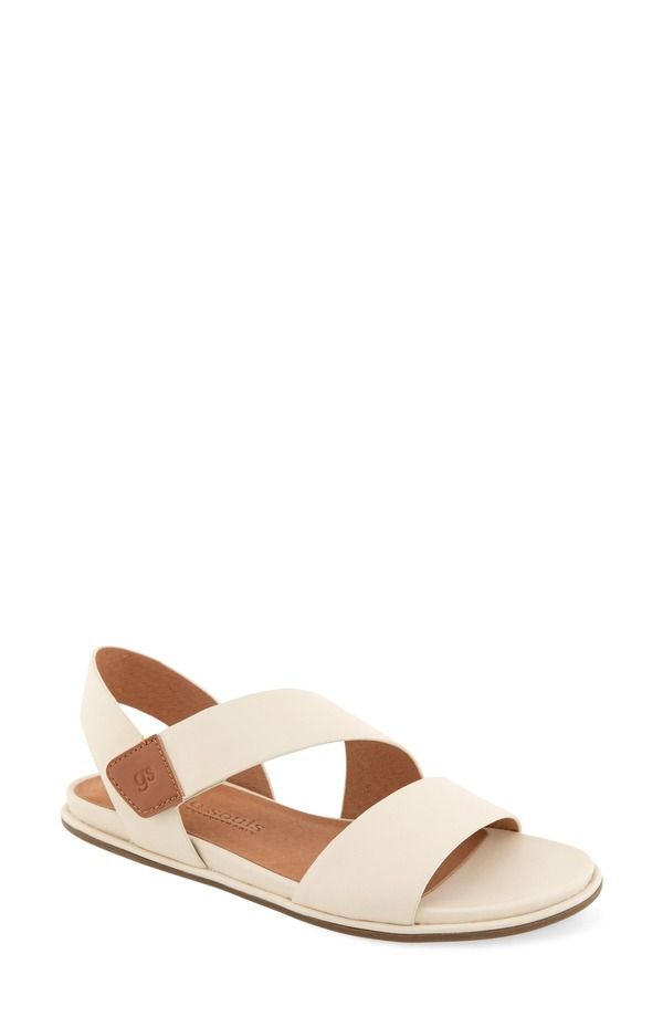 ジェントルソウルズ レディース シューズ サンダル Gentle Souls Lottie Slingback Sandal Stone Leather ストーン