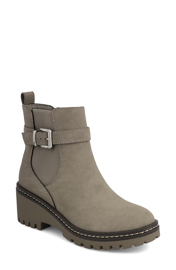 ミア レディース シューズ ブーツ・レインブーツ ヒール MIA Elis Block Heel Bootaupe トープ