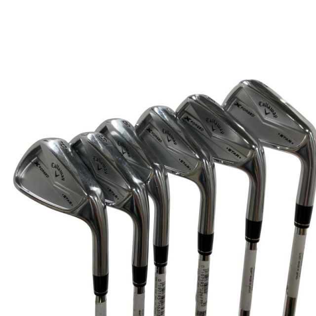 【中古】 キャロウェイ X FORGED STAR(2024) 6S アイアンセット IR NS PRO MODUS3 TOUR105 (フレックスS) メンズ 男性用 右利き 右用 Cランク ゴルフクラブ