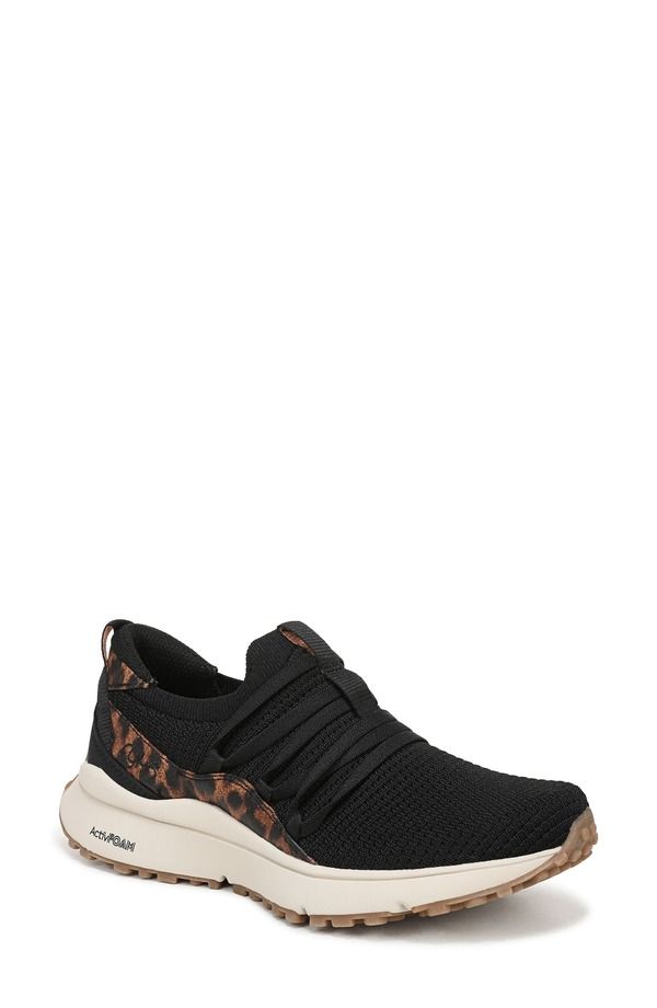 RYK レディース シューズ スニーカー レース Ryk Jumpstart Lace SlipOn Sneaker Black Leopard ブラック