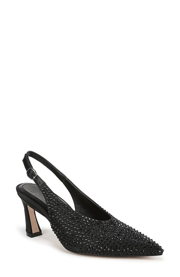 27 エディット ナチュラライザー レディース シューズ ヒール 27 EDIT Naturalizer Elaine Slingback Pointed Toe Pump Black Sparkle ブラック