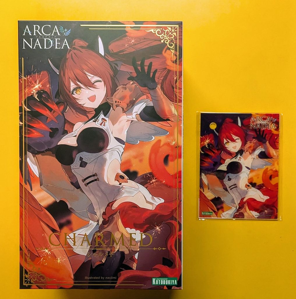 コトブキヤ アルカナディア シャルメド 特典アクリルプレート付き