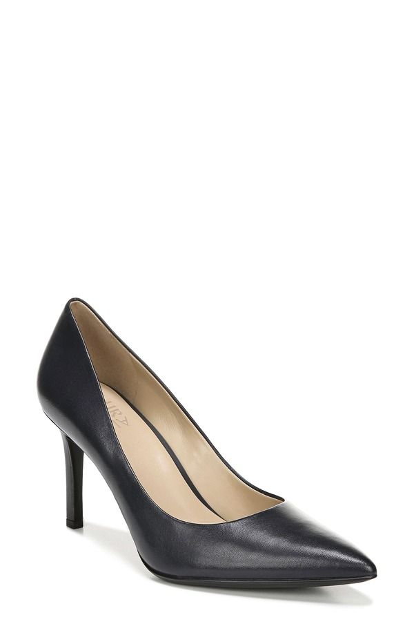 ナチュライザー レディース シューズ ヒール Naturalizer Anna Pointed Toe Pump Inky Navy Leather ネイビー