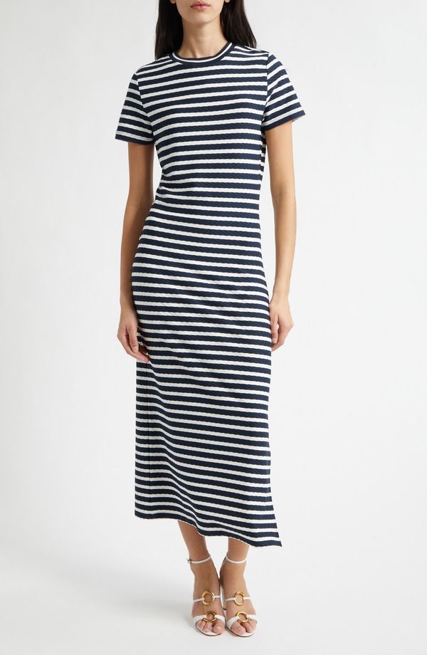 レイミー ブルック レディース トップス ワンピース マキシ Ramy Brook Skye Stripe Maxi Dress Navy Stripe ネイビー