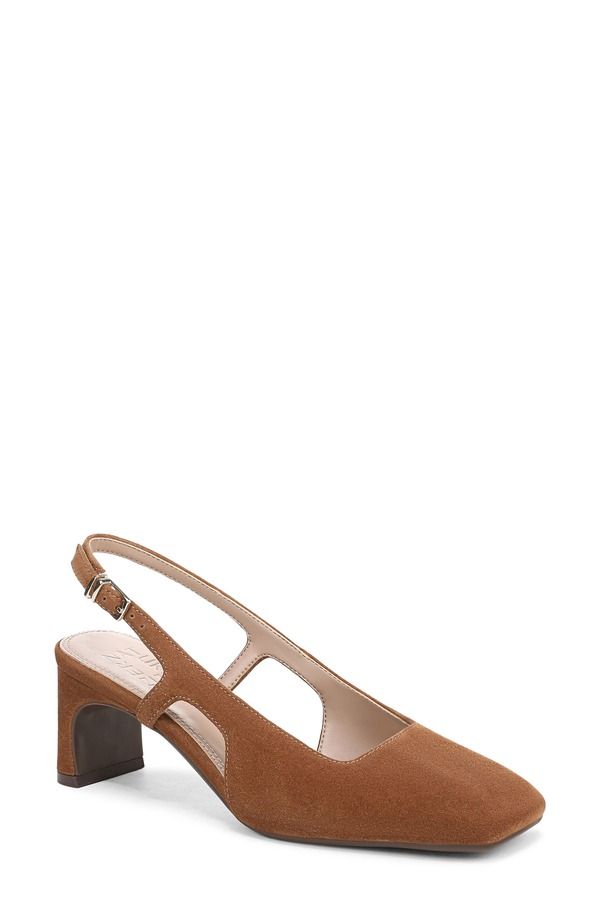 ナチュライザー レディース シューズ ヒール Naturalizer Carmen Slingback Pump Dark Chestnut Brown ブラウン