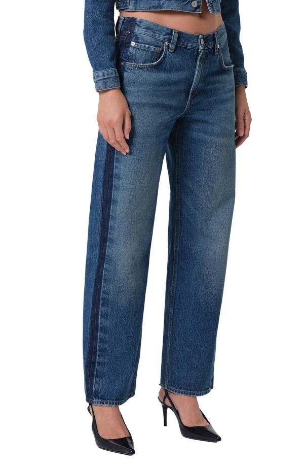 シチズンズ オブ ヒューマニティ レディース ボトムス デニムパンツ ストレート ローライズ ジーンズ Citizens of Humanity Lindz Low Riseasy Straight Leg Jeans Liro Md Indigo インディゴ