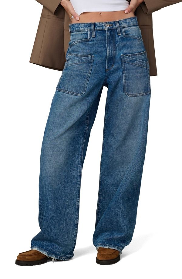 ジョーズ レディース ボトムス デニムパンツ ジーンズ Joes The Double Pocket Baggy Jeans Glorious