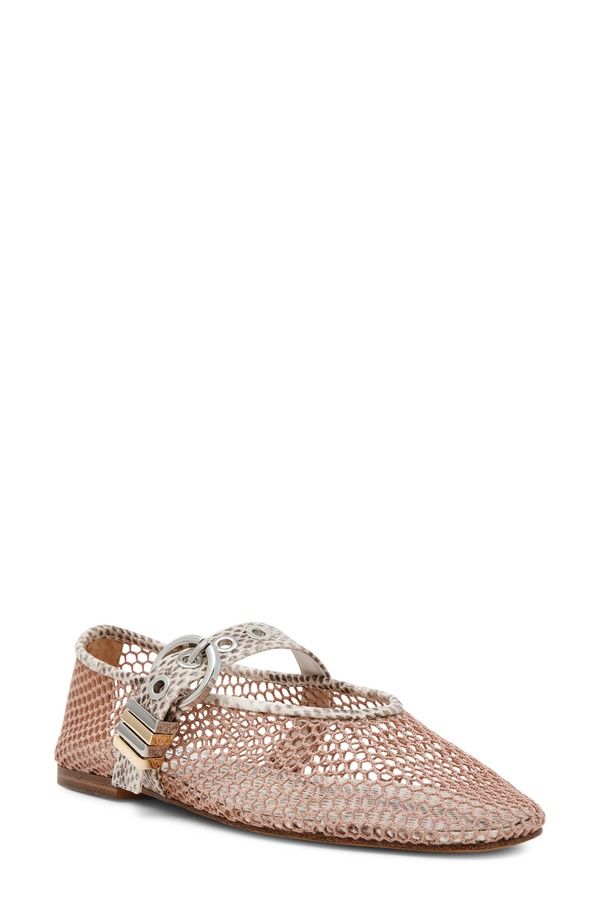 スティーブ マデン レディース シューズ パンプス Steve Madden Lucia Mary Jane Flat Blush Multi ブラッシュ