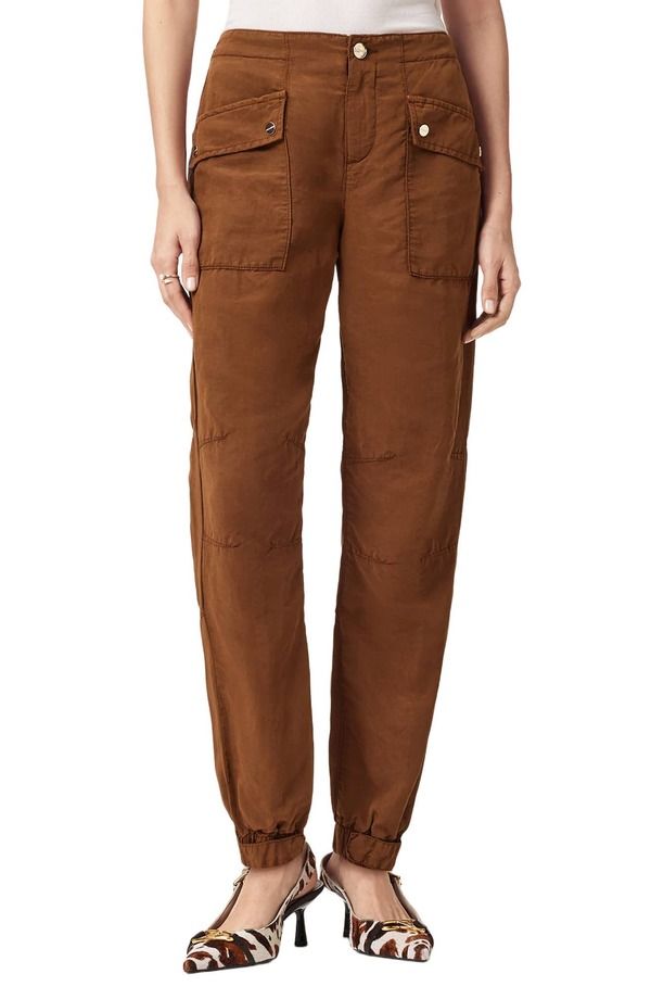 オールセインツ レディース ボトムス カジュアルパンツ カーゴパンツ AllSaints Val Twill Cargo Pants Cognac Brown ブラウン