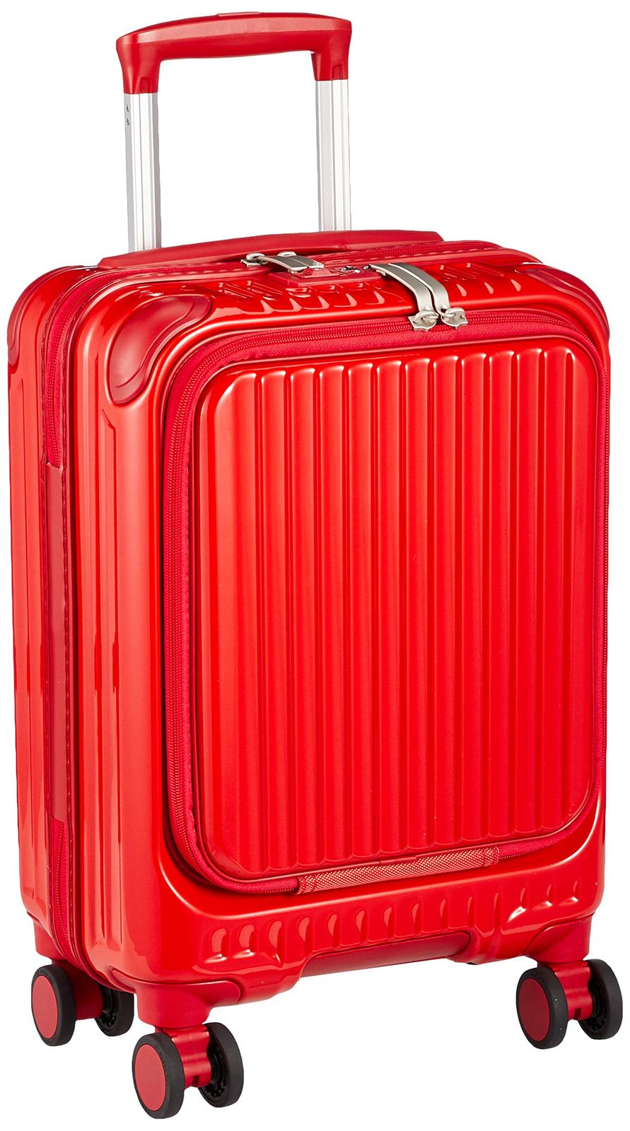 新品 [カーゴ] スーツケース コインロッカー 機内持ち込み 多機能モデル CAT235LY ブライトレッド
