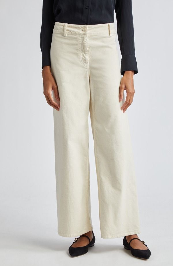 ニリロータン レディース ボトムス レギンス ワイドレッグ パンツ Nili Lotan Megan Wide Leg Pantstone ストーン
