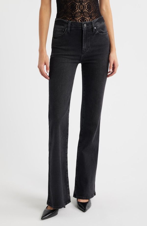 フレーム レディース ボトムス デニムパンツ フレア ジーンズ FRAME The Icon Flare Leg Jeans Meteor