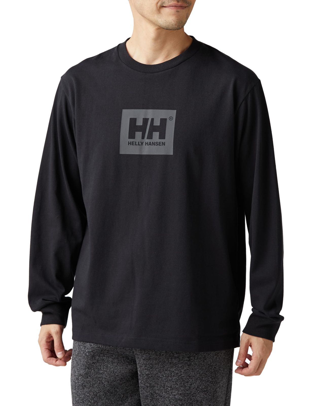 新品 L/S HH Logo Tee ブラック2 M