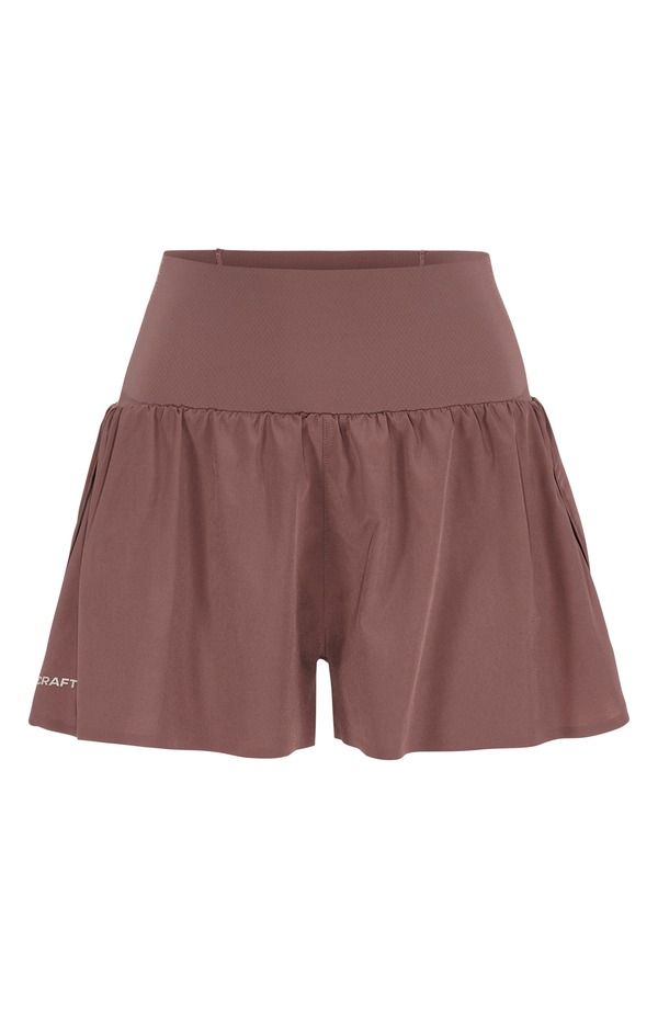 クラフト レディース ボトムス ハーフパンツ・ショーツ プリーツ ショートパンツ Craft Hypervent Pleated Wide Shorts Flint