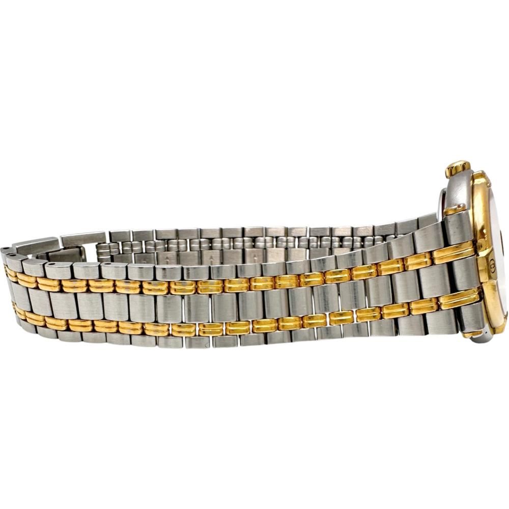 【GUCCI/グッチ】9000L 腕時計 GP/ステンレススチール クオーツ ベージュ文字盤/ゴールドシルバーコンビベルト レディース 【中古】【真子質店】【NN】 【GUCCI/グッチ】9000L 腕時計 GP/ステンレススチール クオーツ ベージュ文字盤/ゴールドシルバーコンビベルト レディース 【中古】【真子質店】【NN】