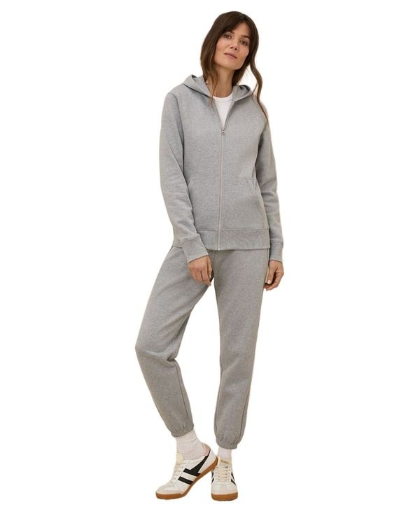 パクト レディース アウター パーカー・スウェット コットン フリース Pact Organicotton Brushed Fleece Zip Hoodie Heather Grey グレー