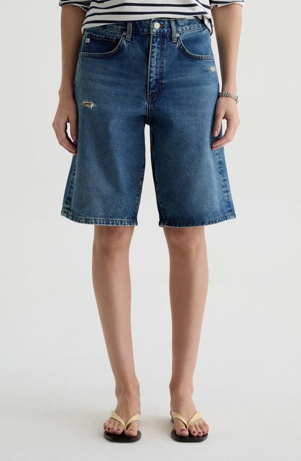 エージー レディース ボトムス デニムパンツ ショートパンツ AG Thalia Denim Bermuda Shorts 11 Years Enrich デニム
