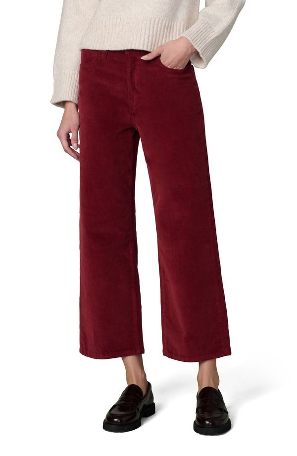 ジョーズ レディース ボトムス レギンス ワイドレッグ コーデュロイ ハイウエスト ジーンズ Joes The Blake High Waist Crop Wide Leg Corduroy Jeansyrah