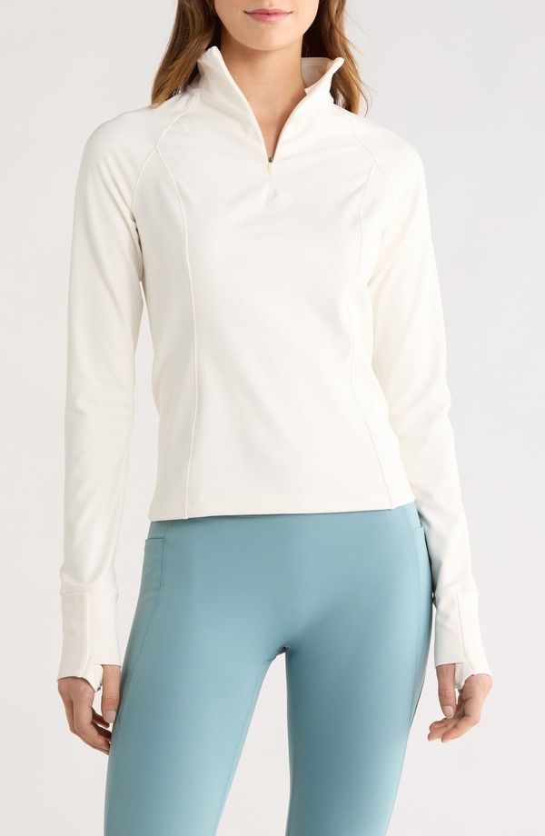 ビヨンドヨガ レディース アウター パーカー・スウェット ハーフジップ フリース Beyond Yoga Pacer Fleece Quarter Zipullover Glacier