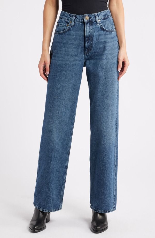 ラグアンドボーン レディース ボトムス デニムパンツ ストレート ジーンズ rag bone Shea High Rise Relaxed Straight Leg Jeans Adeline