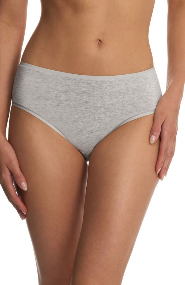 ナトリ レディース アンダーウェア パンツ コットン Natori Bliss Bare Cotton Hipster Briefs Light Grey Heather グレー