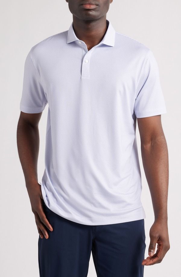 ジョニー オー メンズ トップス シャツ プリント johnnieO Teo Microprint PREPFORMANCE Golf Polo Verbena 21,560円