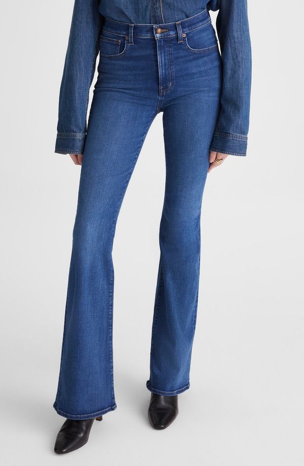 メイドウェル レディース ボトムス デニムパンツ ジーンズ Madewell The Stretch Flare Jeans Carville Wash