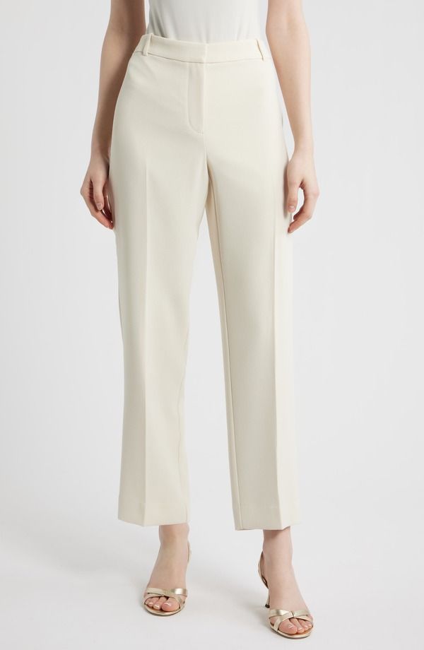 コビーハルペリン レディース ボトムス デニムパンツ クレープ アンクル KOBI HALPERIN Gloria Crepe Ankle Pants Ecru エクリュ