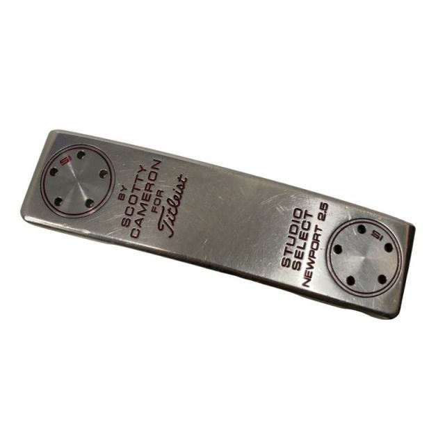 【中古】 タイトリスト SCOTTY CAMERON STUDIO SELECT NEWPORT 2.5 33インチ パター PT スチール (フレックスその他) メンズ 男性用 右利き 右用 Cランク ゴルフクラブ