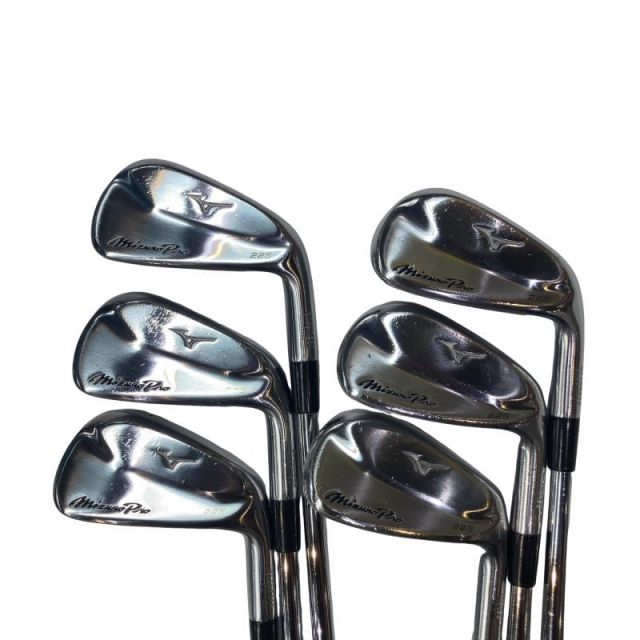 【中古】 ミズノ Mizuno Pro 225 6S アイアンセット IR 純正特注シャフト (フレックスS) メンズ 男性用 右利き 右用 Cランク ゴルフクラブ