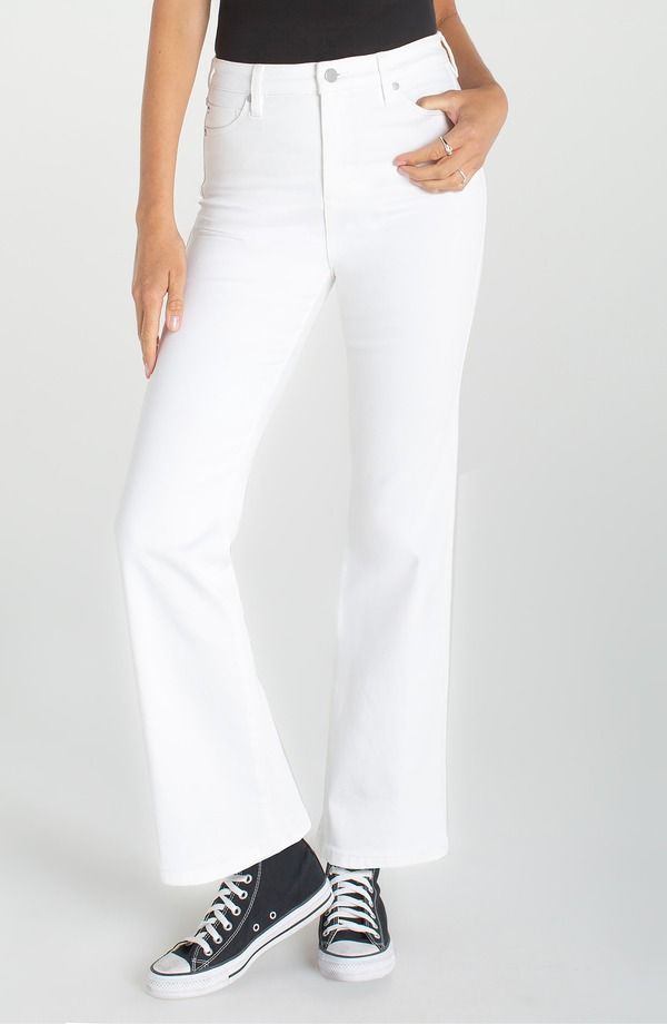 リヴァプール ロサンゼルス レディース シューズ ブーツ・レインブーツカット ハイウエスト ジーンズ Liverpoolos Angeles Lucy High Waist Bootcut Jeans Bright White ホワイト