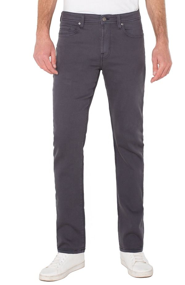 リヴァプール ロサンゼルス メンズ ボトムス カジュアルパンツ ストレート Liverpoolos Angeles Kingston Modern Slim Straight Leg Twill Pants Night Watch