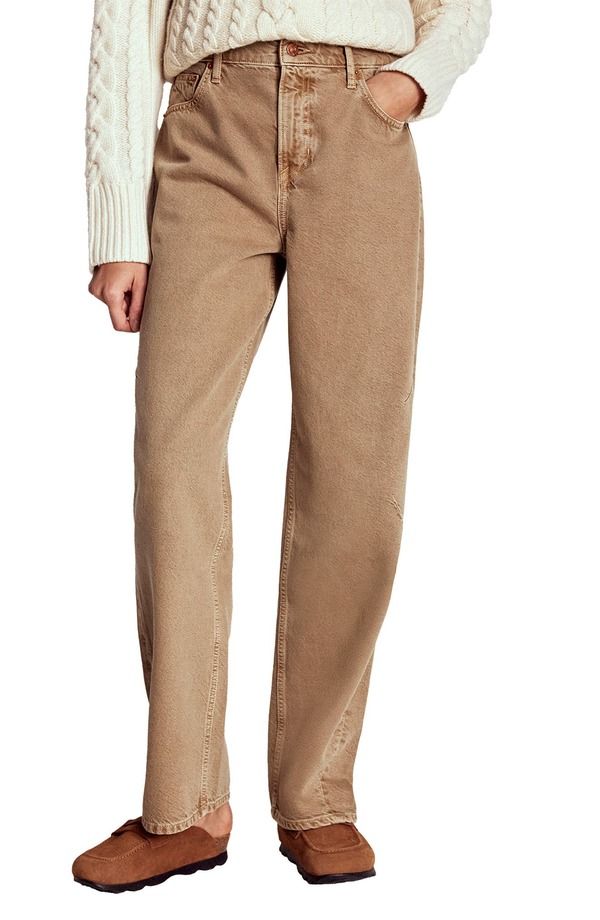 ボーデン レディース ボトムス デニムパンツ ジーンズ Boden Barrel Jeans Tobacco
