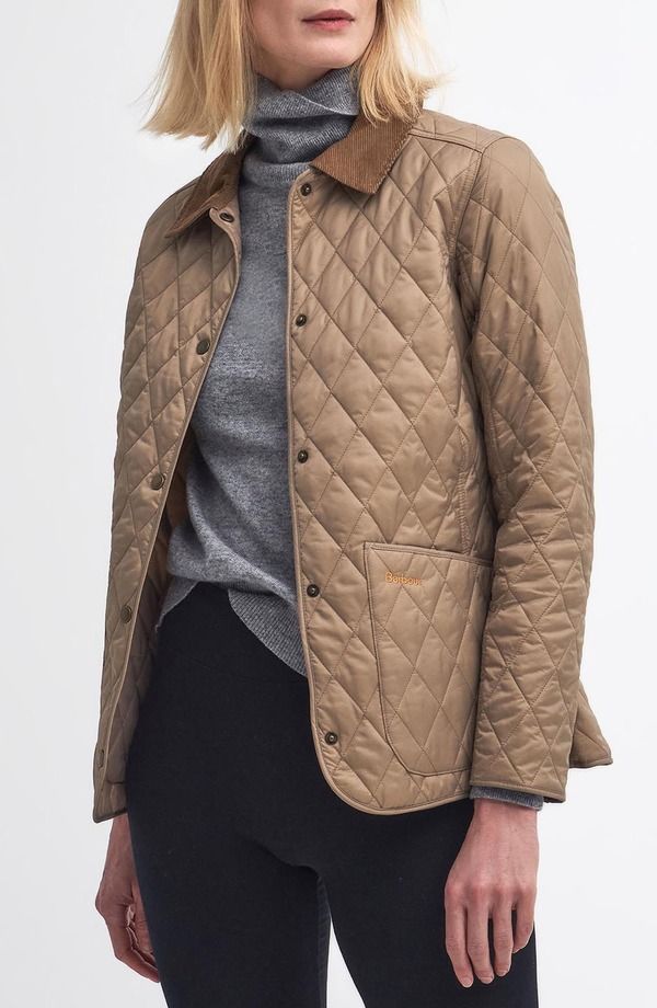 バブアー レディース アウター ジャケット・ブルゾン キルティング Barbour Annandale Quilted Jacket Sandune サンド