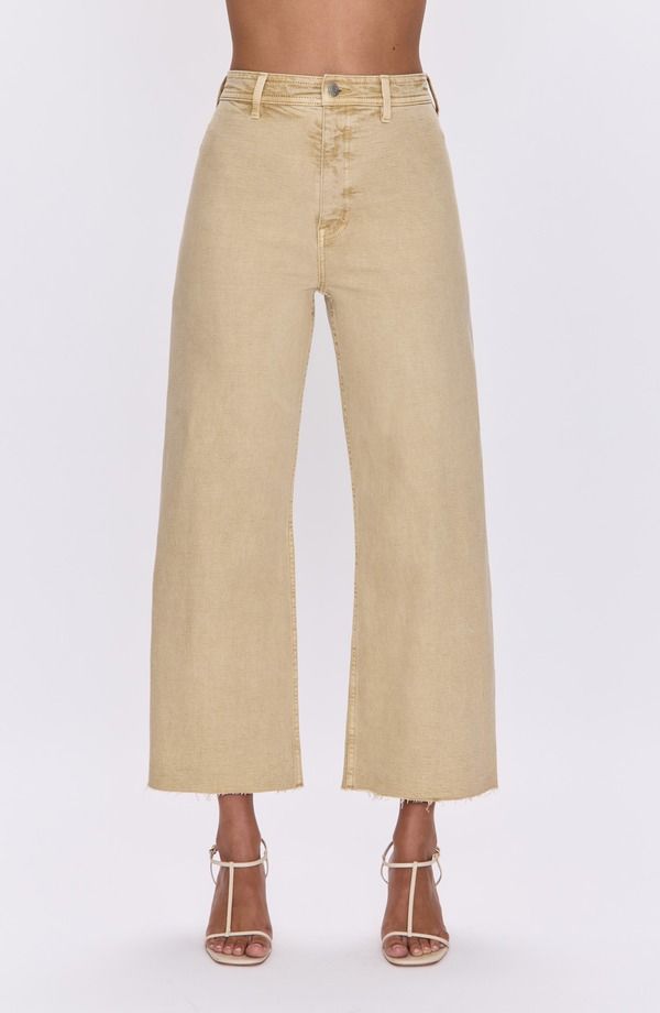 ピストーラ レディース ボトムス カジュアルパンツ ワイドレッグ ハイウエスト ジーンズ Pistola Penny Crop High Waist Raw Hem Wide Leg Jeansandollar サンド 34,320円