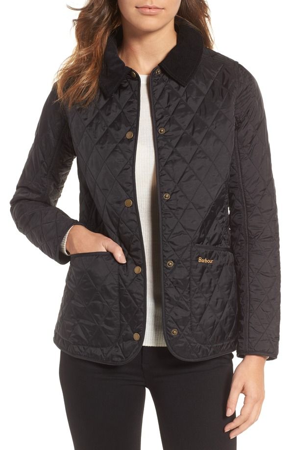 バブアー レディース アウター ジャケット・ブルゾン キルティング Barbour Annandale Quilted Jacket Black ブラック