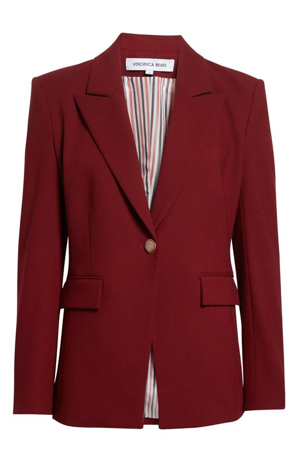 ヴェロニカ ベアード レディース アウター ジャケット・ブルゾン Veronica Beard Naira Dickey Jacket Cabernet