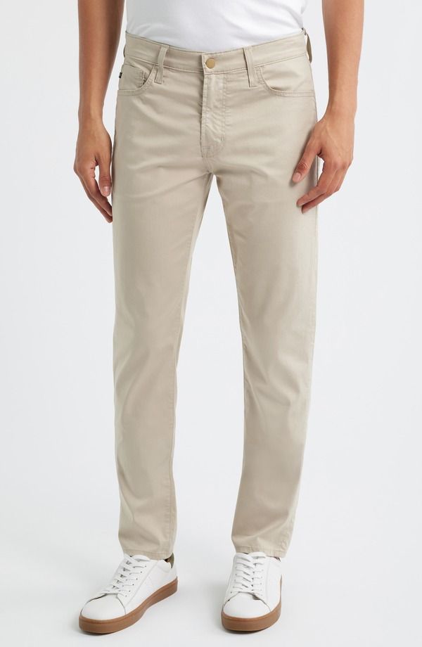 エージー メンズ ボトムス カジュアルパンツ スリムフィット AG Tellislim Fitwill Pants Coastal Pebble
