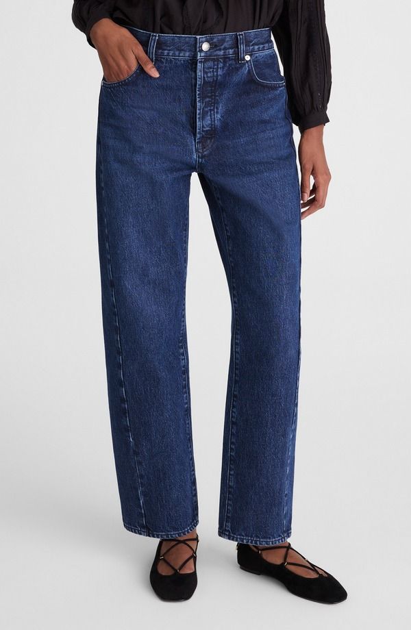 メイドウェル レディース ボトムス デニムパンツ ジーンズ Madewell Pieced Barrel Jeans Mckinney Wash