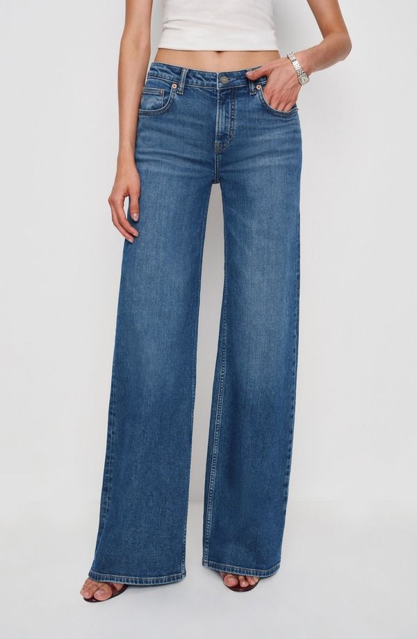 リフォーメーション レディース ボトムス デニムパンツ ローライズ ジーンズ Reformation Greta Superstretch Low Rise Jeans Willamette
