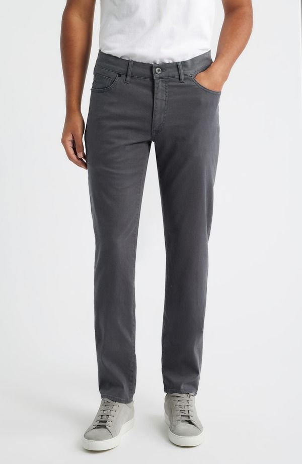 ブラックス メンズ ボトムス カジュアルパンツ コットン Brax Cadiz Stretch Cotton Pants Elephant