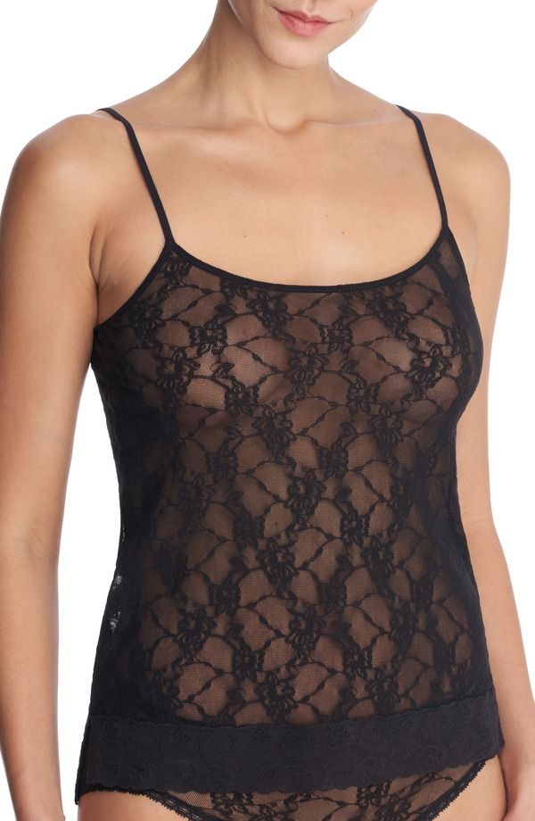 ナトリ レディース トップス カットソー レース Natori Bliss Allure Lace Camisole Black ブラック